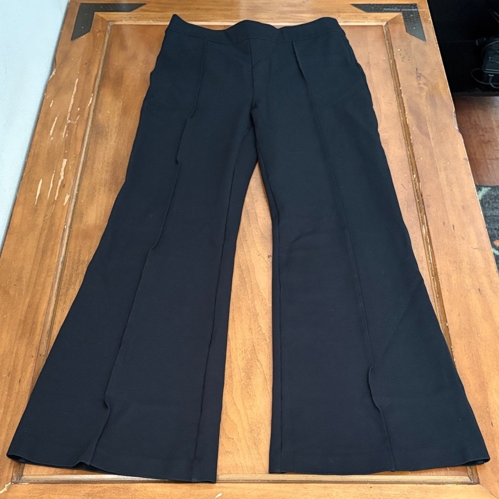 SPANX High Rise Black Flare Pants Size Medium